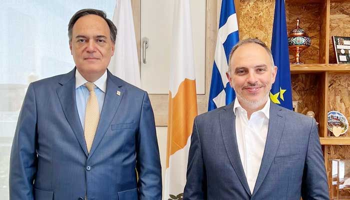 Συνάντηση Δημάρχου Λευκωσίας με τον Πρέσβη της Ελλάδας